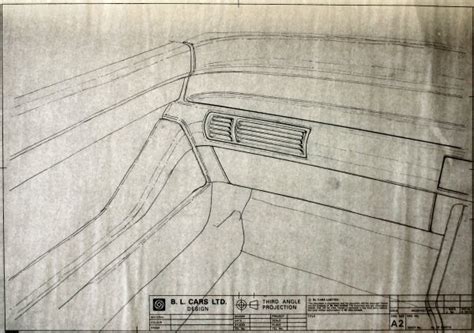 Rover 800 Interior drawings & prototypes - AROnline