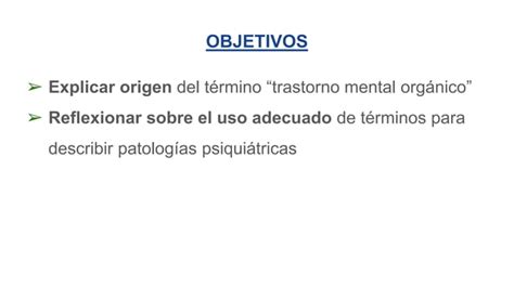 Trastornos Mentales OrgÁnicos Pptx