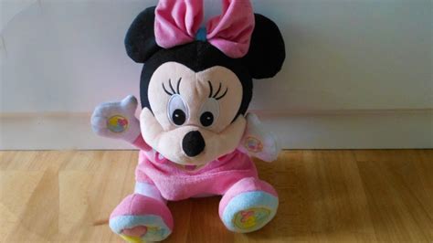 Disney Clementoni Minnie Mouse Talking Plush Toy Youtube