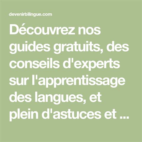 D Couvrez Nos Guides Gratuits Des Conseils D Experts Sur L