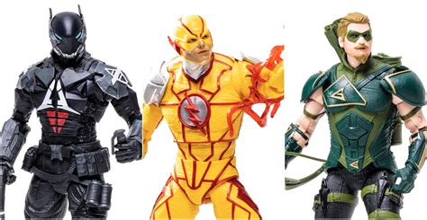 Dc Multiverse Gaming Wave Full Details And Pics Green Arrow Reverse