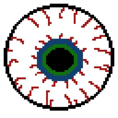 Pixel Art - Pixel animation based on the eye of Cthulhu Attempt 1 | Terraria Community Forums