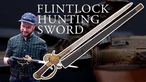 Flintlock Pistol And Hunting Sword Gun Sword From The Th Century