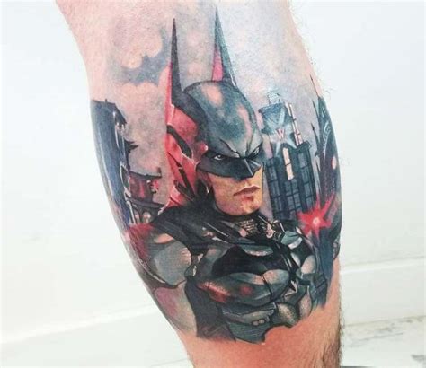 Batman Arkham tattoo by Andrea Morales | Photo 17660