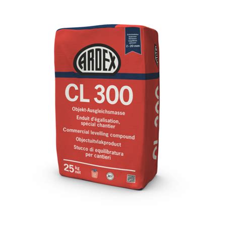 Rozpływna masa wyrównująca ARDEX CL 300 25kg Nowa System