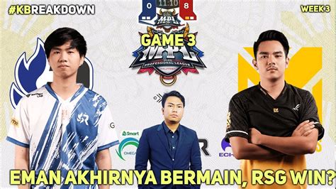 MPL PH Season 10 RSG PH Vs BREN ESPORTS Game 3 EMANNN AKHIRNYA MAEN