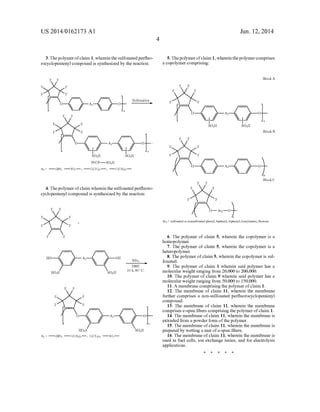 Sulfonated Perfluorocyclopentenyl Polymers And Uses Thereof PDF