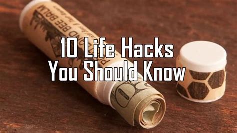 10 Life Hacks You Should Know Youtube