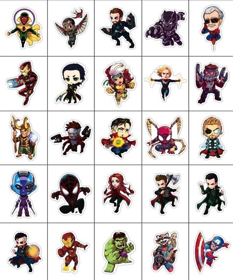 Marvel Superhero Stickers 100 Pcs Marvel Official Online Store