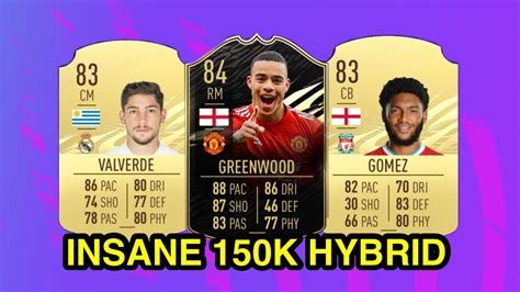 INSANE 150K HYBRID SQUAD BUILDER IN FIFA 21 FT VALVERDE GREENWOOD