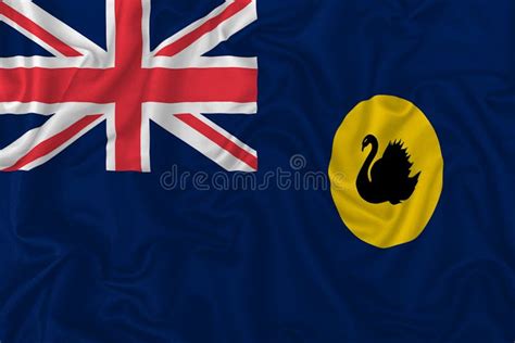 Western Australia flag stock illustration. Illustration of artistic - 178362062