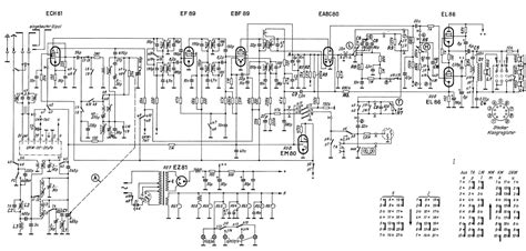 Schematic Diagrams Philips Saturn 563 Vacuum Tube Radio Schematic