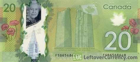 20 Canadian Dollars Banknote Frontier Series Exchange Yours Today