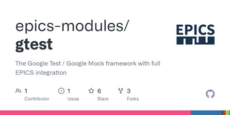 GitHub Epics Modules Gtest The Google Test Google Mock Framework