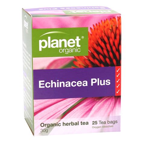 Planet Organic Echinacea Plus 25 Tea Bags