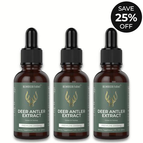 Deer Antler Extract Products Reindeer Farms