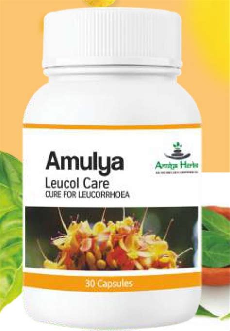 Amulya Leucol Care Capsules At Rs Bottle Herbal Capsules In Pune