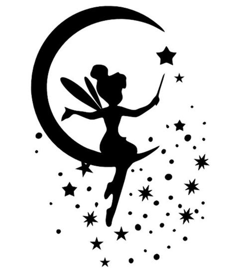 Disney Silhouette Art Fairy Silhouette Silhouette Stencil Silhouette