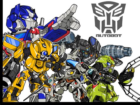 Optimus Prime Bumblebee Ratchet Jazz And Ironhide Transformers And