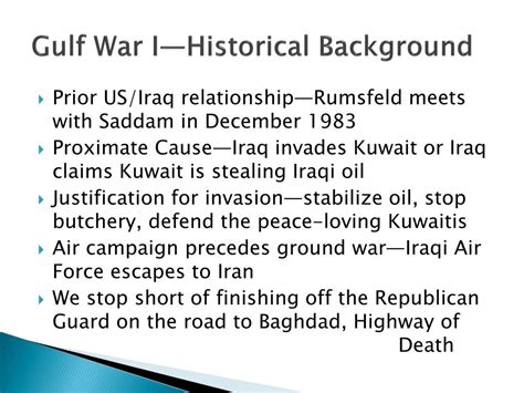 Ppt Gulf War I— Operation Desert Storm Powerpoint Presentation Free Download Id 990165