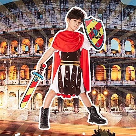 EraSpooky Mittelalterliches römisches Gladiator Kostüm für Kinder