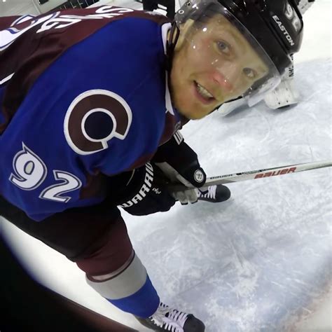 Avalanche captain Gabriel Landeskog smashes GoPro camera