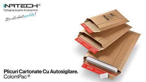 Plicuri Cartonate Cu Autosigilare ColomPac INATECH Packaging YouTube