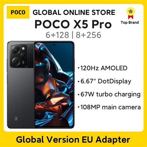 Poco X5 Pro Smartphone 5g Version Globale 6 Go 128 Go 8 Go 256 Go