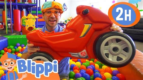 Blippi Visits an Indoor Playground (Fidgets Indoor Playground) | 2 ...