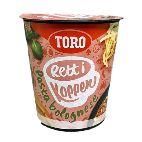 Nudler Pasta Bolognese Rett I Koppen Toro G Handlenor No