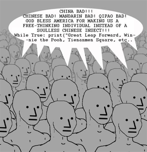 China Npc Npc Wojak Know Your Meme