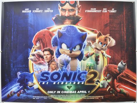 Sonic The Hedgehog 2 Original Movie Poster