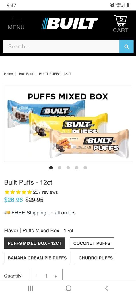 Built Puffs SALE | Banana cream pie, Building, Flavors