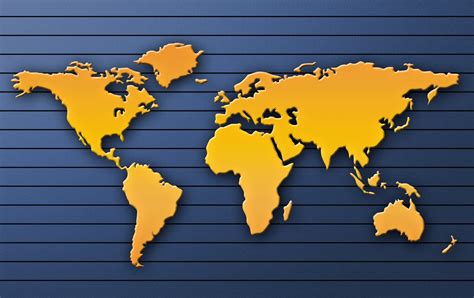 World Stock Index Map