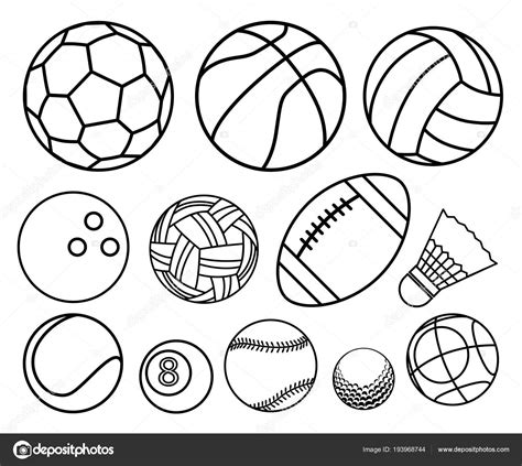 Pelotas De Deportes Para Dibujar Descuento Online