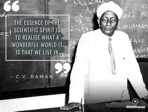 Popular C. V. Raman Quotes | RitiRiwaz