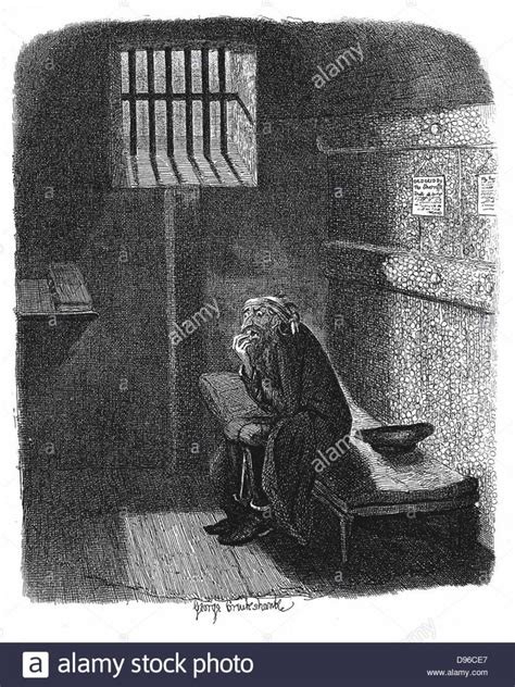 Fagin In The Condemned Cell In Newgate Prison Awaiting His Execution