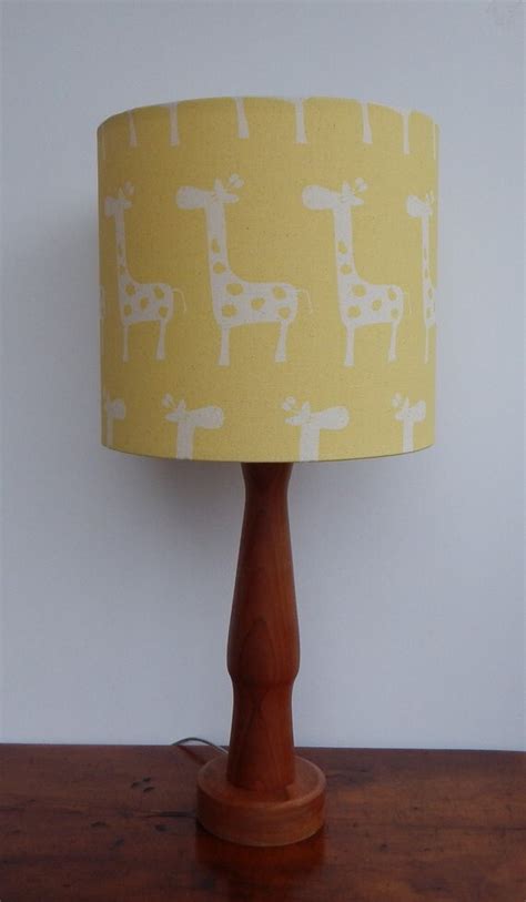 Items Similar To Medium Giraffe Drum Lamp Shade Yellownatural