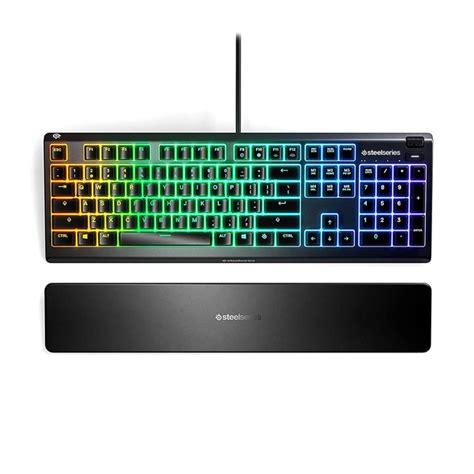 Мембранная клавиатура SteelSeries Apex 3 купить по низкой цене: отзывы ...
