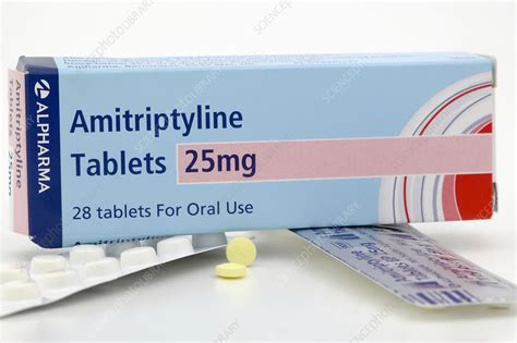 Amitriptyline Antidepressant Tablets Stock Image M6300371