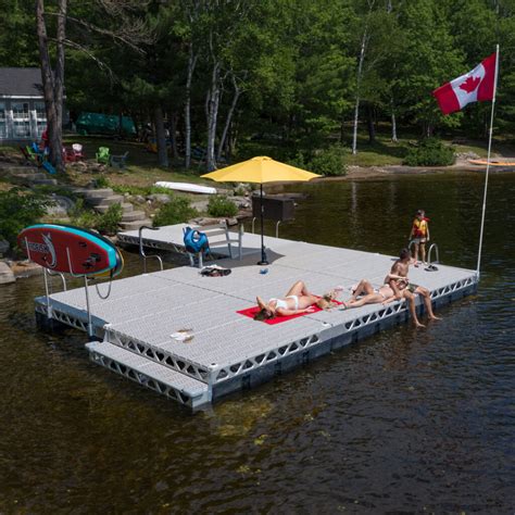 8’x8′ Complete Floating Dock Kit | CanadaDocks