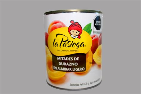 Duraznos en almíbar 820 gr Molienda Ruano