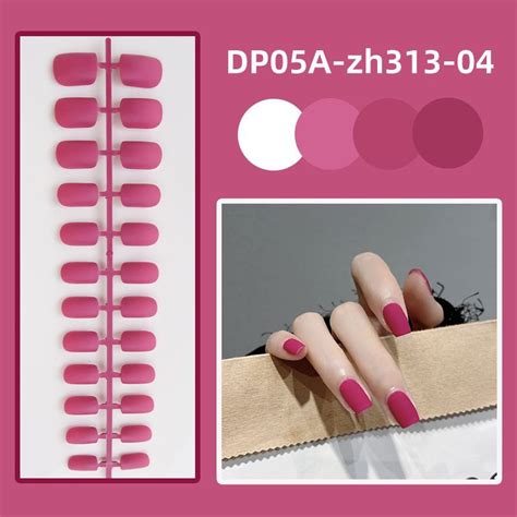 Jual Kuku Palsu Pcs Doff Fake Nails Matte Nail Art Elegan Shopee