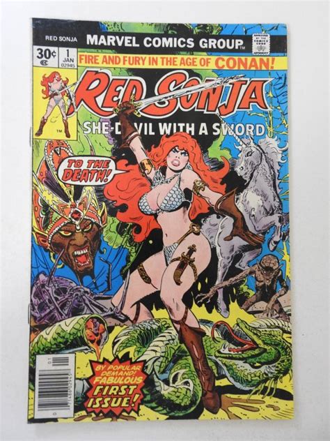 Red Sonja Vg Fn Condition Comic Books Bronze Age Marvel