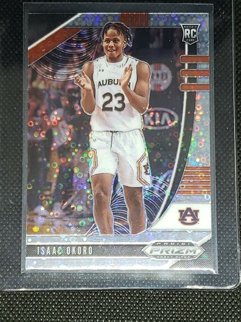 2020 Panini Prizm Draft Picks ISAAC OKORO RC 44 SILVER DISCO PRIZM