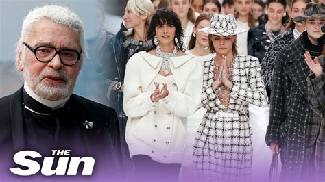 Lagerfelds Last Chanel Show Paris Fashion Week 2019 Youtube