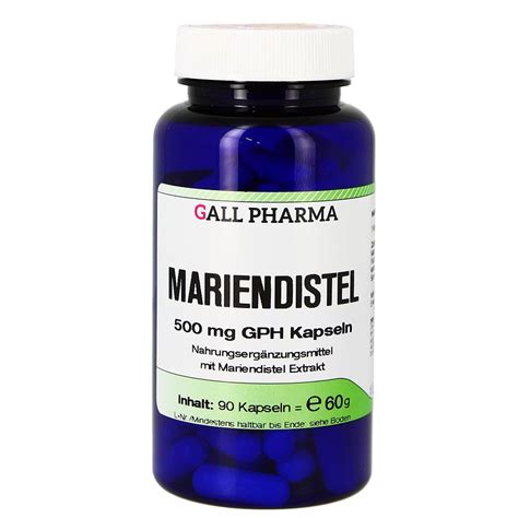 Gall Pharma Mariendistel Mg Gph Kapseln St Shop Apotheke