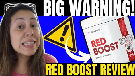 RED BOOST BIG WARNING Red Boost Review Red Boost