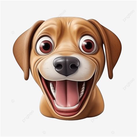 3d Dog Emoji Tounge Out, 3d Dog, 3d Emoticon, 3d Emoji PNG Transparent Image and Clipart for ...