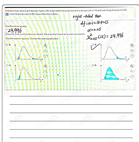 Solved Find The Critical Value S And Rejection Region S For A Right